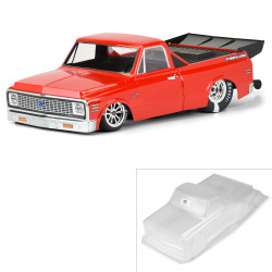 Pro-Line 1:10 1972 Chevy C-10 Clear Body: Drag Car PRO3557-00
