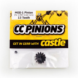 Castle Creations CC PINION 13 Tooth - MOD1 5mm shaft CC6508
