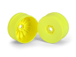 Pro-Line 1:8 Velocity Front/Rear 17mm Buggy Wheels (4) Yellow PRO2702-02