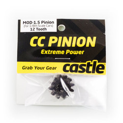 Castle Creations CC PINION 12 Tooth - MOD1.5, 8mm shaft (for use with CMIR075 CC6523