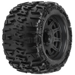 Pro-Line 1:8 Trencher X F/R 3.8" MT Tires Mounted 17mm Blk Raid (2) PRO1184-10