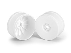 Pro-Line 1:8 Velocity Front/Rear 17mm Buggy Wheels (4) White PRO2702-04