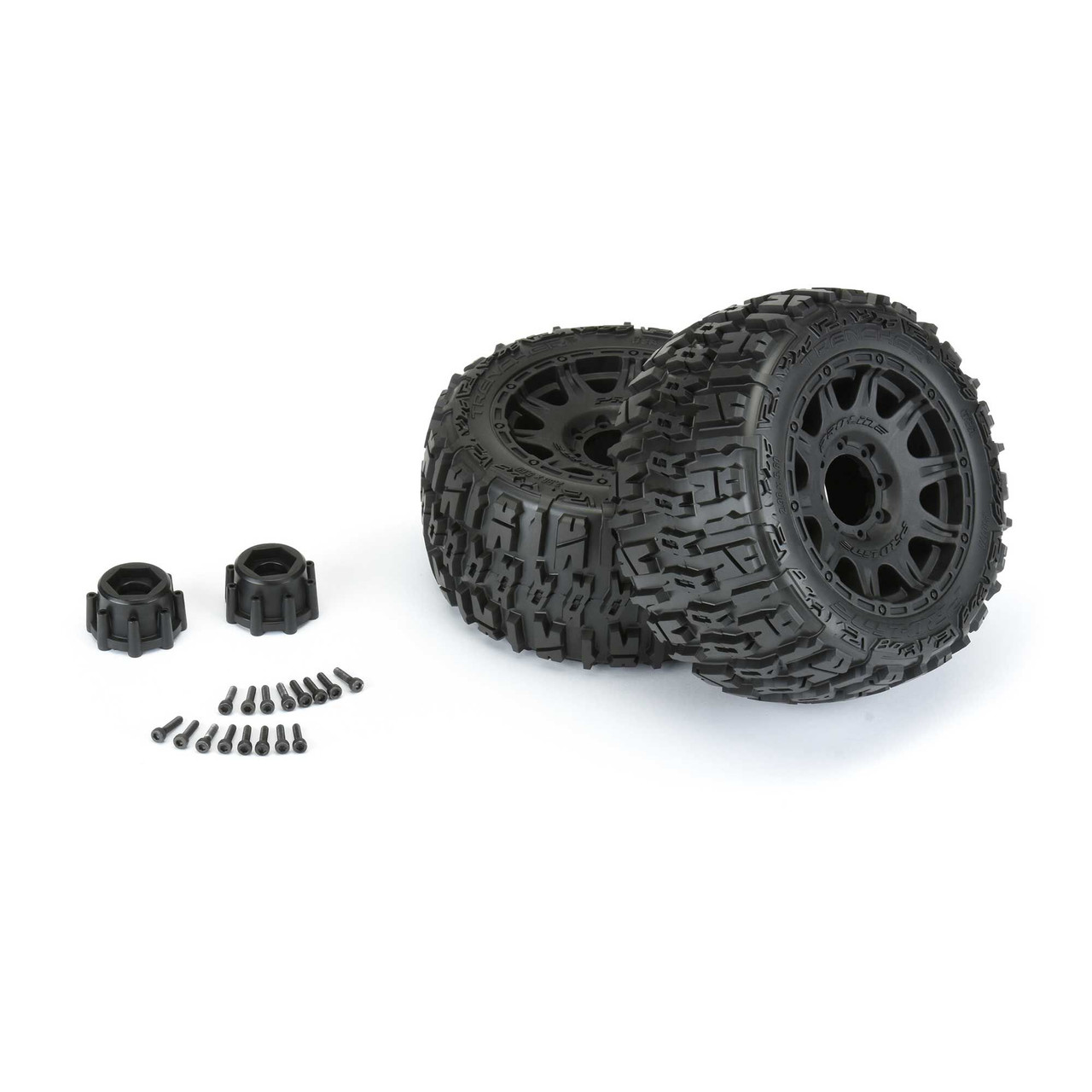 Pro-Line 1:8 Trencher LP F/R 3.8" MT Tires Mounted 17mm Blk Raid (2)  PRO10175-10 - Jadlam Toys & Models - Buy Toys & Models Online