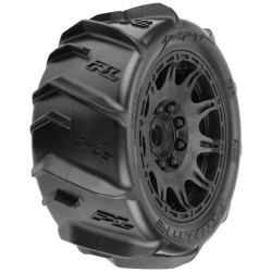 Pro-Line 1:6 Dumont Sand/Snow Tires F/R 5.7" Tires MTD 24mm Black Rai PRO10202-10