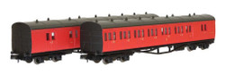 Dapol 2P-003-015  B Set Coach Pack BR Crimson 6461/6464 N Gauge