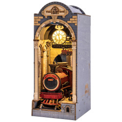 ROBOTIME Rolife Time Travel Book Nook DIY Miniature House Craft Kit TGB04