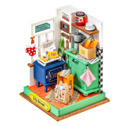 ROBOTIME Rolife Afternoon Baking Time 1:30 DIY Miniature House Craft Kit DS029