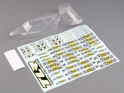 TLR Lightweight Body & Wing, Clear: 22 5.0 TLR230012
