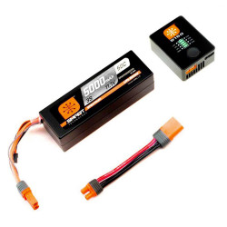 Spektrum Smart PowerStage Bundle 3S 11.1V 5000mAh Battery IC5 Adapter & Charger