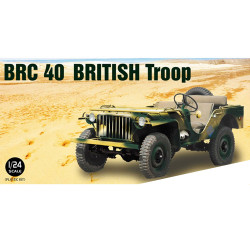 Ebbro BRC 40 British Troop  1:24 Plastic Model Kit E25018