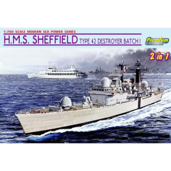 Dragon H.M.S. Sheffield Type 42 Destroyer Batch 1 1:700 Model Kit