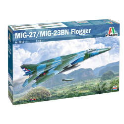 Italeri 2817 Mig-23BN / Mig 27D  Flogger 1:48 Plastic Plane Model Kit