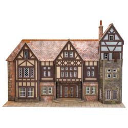 Metcalfe PO375 Hotel Wednesday Tudor Style Building OO Gauge Card Kit