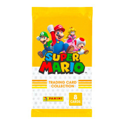 Super Mario Trading Card Collection - Single Pack of 8 Cards - Panini