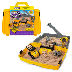 Kinetic Sand Construction Box Playset w/2lb Sand - Age 3+