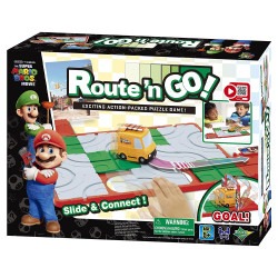 Super Mario Bros Movie Route'n Go Puzzle Game EPOCH