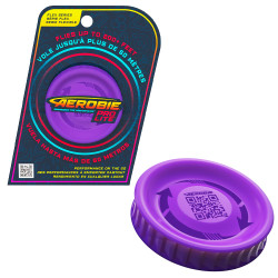 Aerobie Pro Lite Miniature Flying Disc Throw Toy - Purple