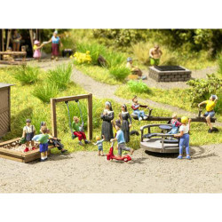 NOCH Play Equipment Laser Cit Minis Kit HO Gauge Scenics 14368