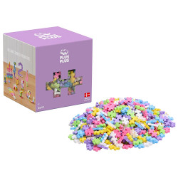 Plus-Plus Pastel Colour Mix 600pcs Age 5+ Open-Play Pack Building Block Toy 3312