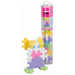 Plus-Plus Tube - BIG Pastel Mix 15pcs Age 1+ Building Block Puzzle Toy 3225