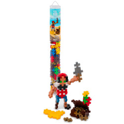 Plus-Plus Tube - Pirate 100pcs Age 5+ Building Block Puzzle Toy 4268