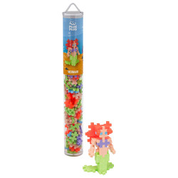 Plus-Plus Tube - Mermaid 100pcs Age 5+ Building Block Puzzle Toy 4103