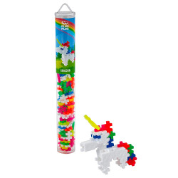 Plus-Plus Tube - Unicorn 100pcs Age 5+ Building Block Puzzle Toy 4109