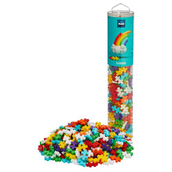 Plus-Plus Tube - Rainbow Colour Mix 240pcs Age 5+ Building Block Puzzle Toy 4262