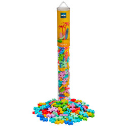 Plus-Plus Tube - Tropical Mix 100pcs Age 5+ Building Block Puzzle Toy 4264