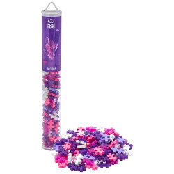 Plus-Plus Tube - Glitter Colour Mix 100pcs Age 5+ Building Block Puzzle Toy 4244