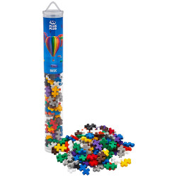Plus-Plus Tube - Basic Colour Mix 100pcs Age 5+ Building Block Puzzle Toy 4023