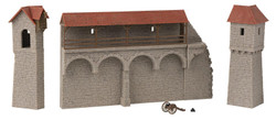 Faller Medieval Town Towers & Walling Kit I FA130693 HO Gauge