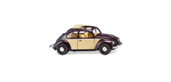Wiking VW Beetle 1200 Chocolate Brown/Ivory 1960-64 WK079433 HO Gauge