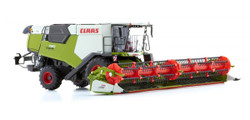 Wiking Claas Trion 720 Montana with Convio 1080 & Trolley WK077857 1:32