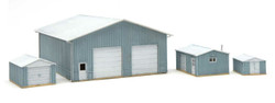 Walthers Cornerstone Pole Barn & Sheds Kit WH933-3853 N Gauge