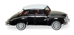 Wiking DKW Limousine Black w/White Roof 1958-63 WK012002 HO Gauge