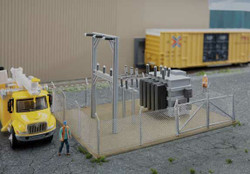 Walthers Cornerstone Small Substation Kit WH933-4175 HO Gauge