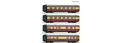 Roco DB BR602 Gas Turbine Multiple Unit Coach Set (4) IV (~AC) RC6220003 HO Gauge