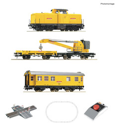 Roco DB BR212 Diesel Crane Train Starter Set VI RC5100002 HO Gauge