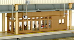 Kato Station Platform Waiting Room & Elevator (Pre-Built) K23-165 N Gauge