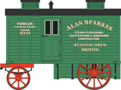 Oxford Diecast Living Wagon Alan Sparkes ODNLW004 N Gauge