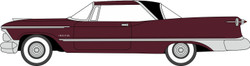 Oxford Diecast Imperial Crown 2 Door Hardtop 1959 Radiant Red/Black OD87IC59003 HO Gauge