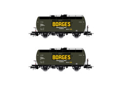 Electrotren RENFE 3 Axle Tank Wagon Set Borges (2) III HE6052 HO Gauge