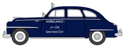 Oxford Diecast DeSoto Suburban 1946-48 Ambulance Junction City OD87DS46005 HO Gauge