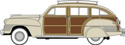 Oxford Diecast Chrysler Town & Country 1942 Woody Wagon Catalina Tan OD87CB42003 HO Gauge