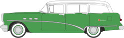 Oxford Diecast Buick Century Estate Wagon 1954 Willow Green/Arctic White OD87BCE54003 HO Gauge