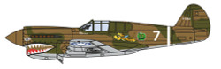 Oxford Aviation Curtis P40E Warhawk ODAC074 1:72