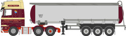 Oxford Diecast DAF XF Euro 6 Cylindrical Tanker William Nicol OD76DXF006 OO Gauge