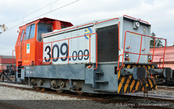 Electrotren RENFE 309 Diesel Locomotive Red/Grey V HE2014 HO Gauge