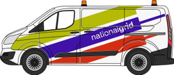 Oxford Diecast Ford Transit Custom National Grid OD76CUS004 OO Gauge